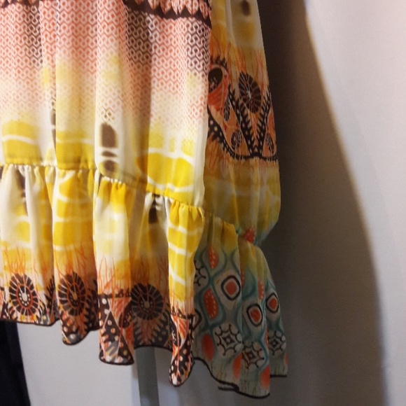 Blu Heaven  Sheer halter Tunic  S. New - Picture 3 of 4